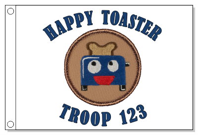 Happy Toaster Patrol Flag