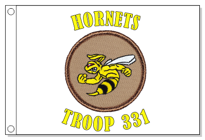 Yellow Hornet Patrol Flag