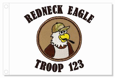 Redneck Eagle Patrol Flag