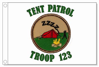 ZZZ Tent Patrol Flag