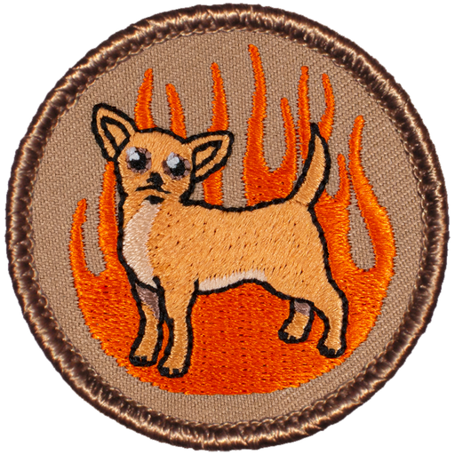 Flaming Chihuahua Patrol Patch