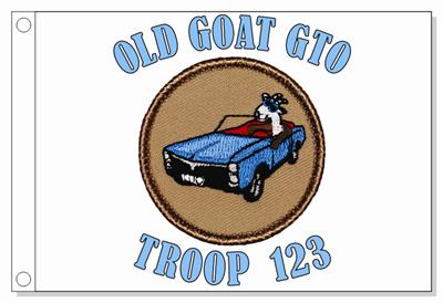 Old Goat GTO Patrol Flag