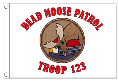 Dead Moose Patrol Flag