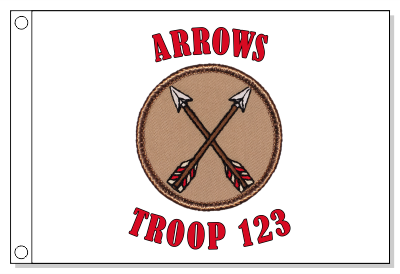 Crossed Arrows Patrol Flag