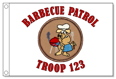 Barbecue Patrol Flag