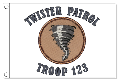 Twister Patrol Flag