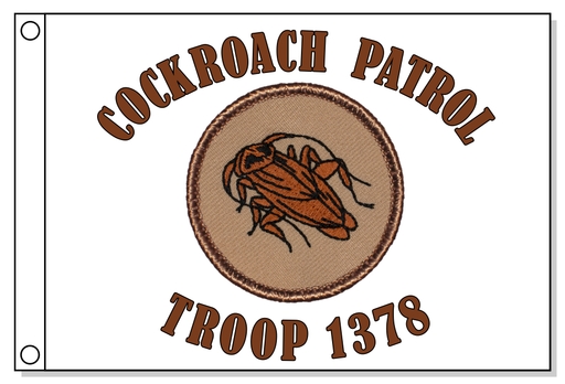 Cockroach Patrol Flag