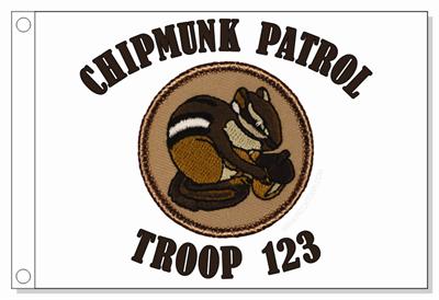 Chipmunk Patrol Flag