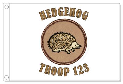 Hedgehog Patrol Flag