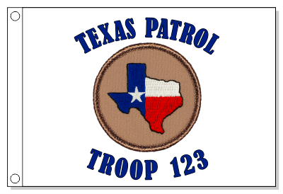 Lone Star Texas Patrol Flag