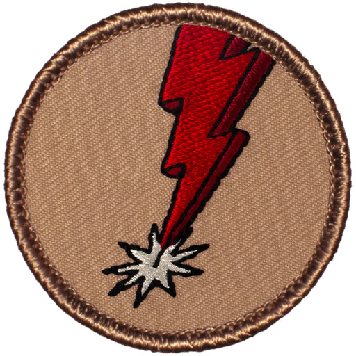 Lightning Bolt Patrol Patch - Red