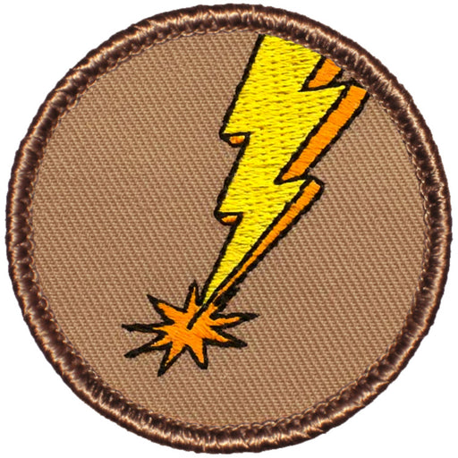 Lightning Bolt Patrol Patch - Yellow