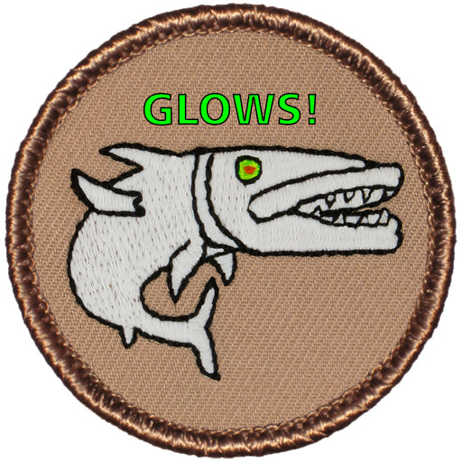 Barracuda Cartoon Patrol Patch - Glow