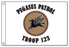 Black Pegasus Patrol Flag
