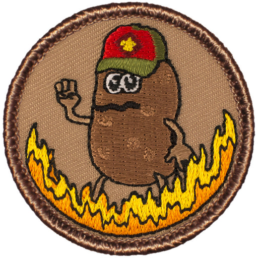 Potato Scout Patrol Patch - With Flames
