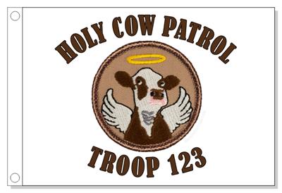 Holy Cow Patrol Flag