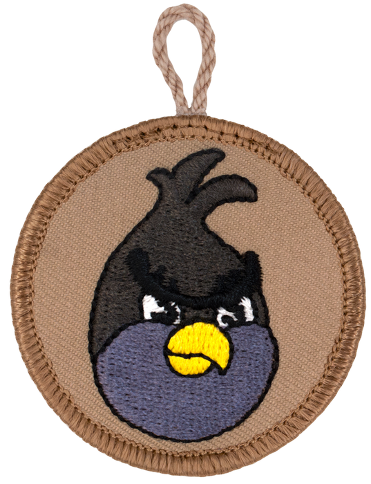 Black Aggravated Bird Patrol Patch