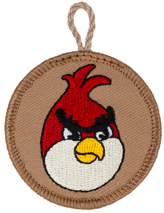 Red Aggravated Bird Patrol Patch