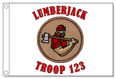 Lumberjack Patrol Flag