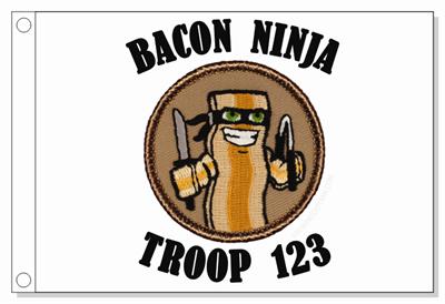 Bacon Ninja Patrol Flag