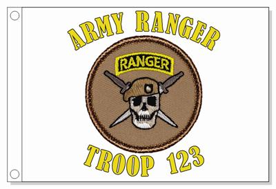 Army Ranger Patrol Flag