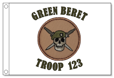 Green Beret Patrol Flag