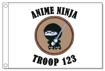 Anime' Ninja Patrol Flag