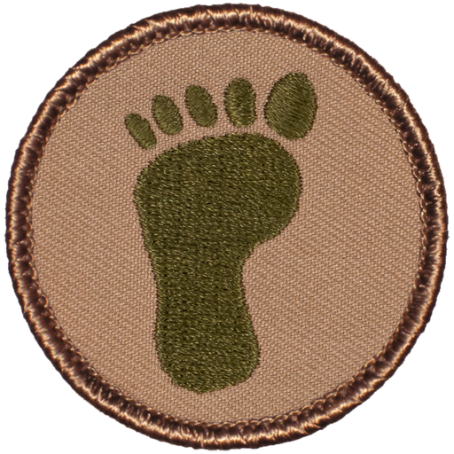 Green Footprint Patrol Patch