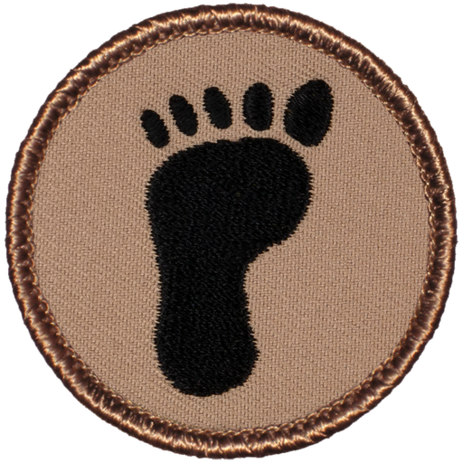 Black Footprint Patrol Patch