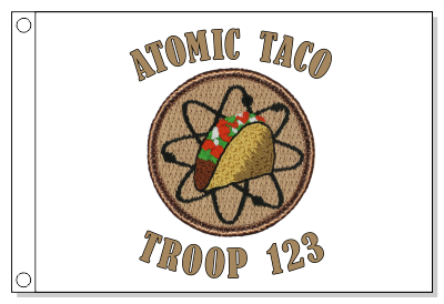 Atomic Taco Patrol Flag