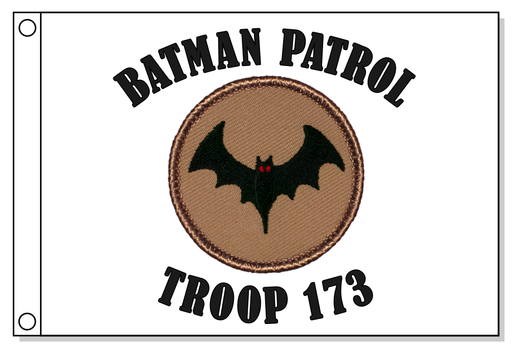 Bat - Tan Patrol Flag