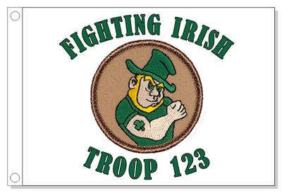 Fighting Irish Patrol Flag