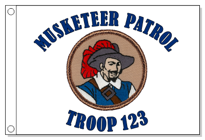 Musketeer Patrol Flag