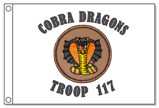 Cobra Dragon Patrol Flag