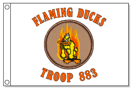 Flaming Duck Patrol Flag