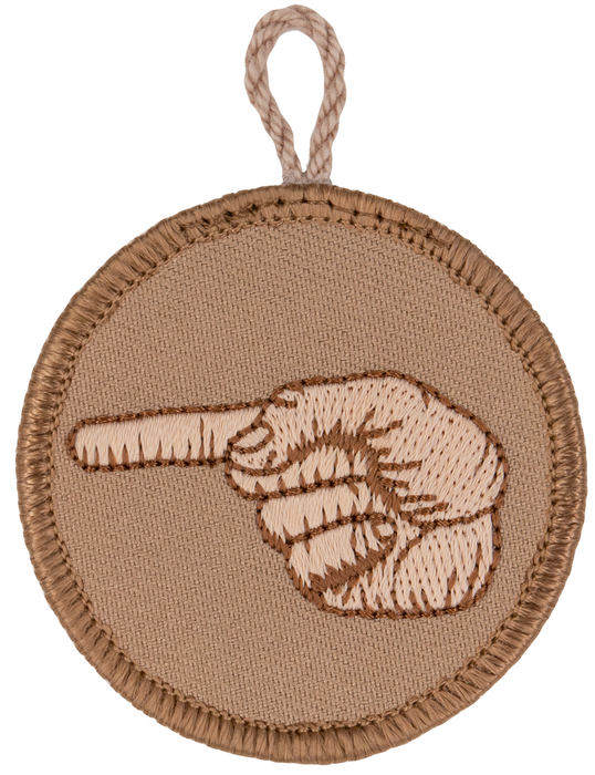 Pointing Finger Patrol Patch
