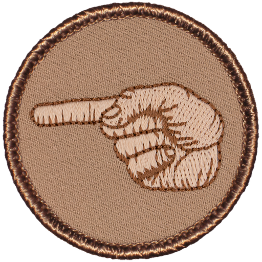 Pointing Finger Patrol Patch