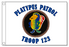 Tie Dye Platypus - Black Patrol Flag