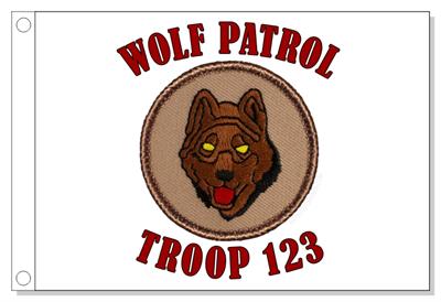 Wolf Patrol Flag