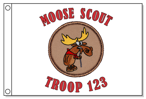 Moose Scout Patrol Flag