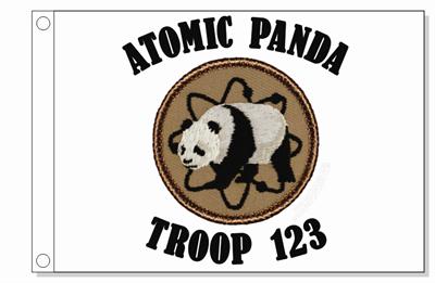 Atomic Panda Patrol Flag