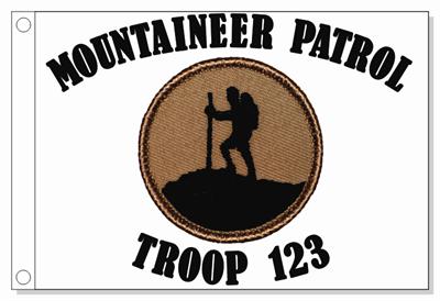 Mountaineer Patrol Flag