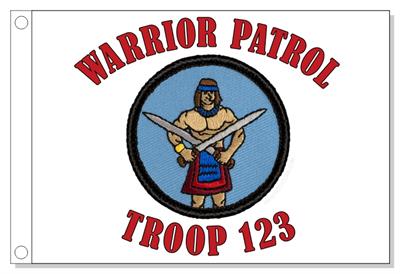 Stripling Warrior Patrol Flag