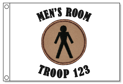 Mens Room Patrol Flag