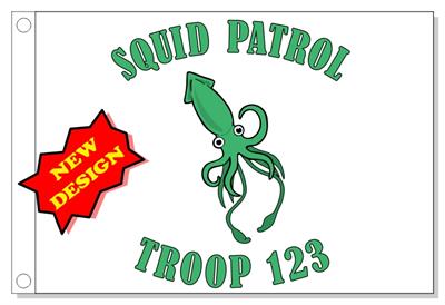 Squid Patrol Flag