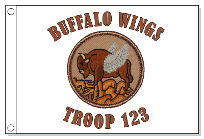 Buffalo Wings Patrol Flag