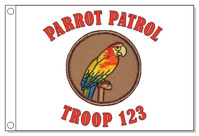 Parrot Patrol Flag