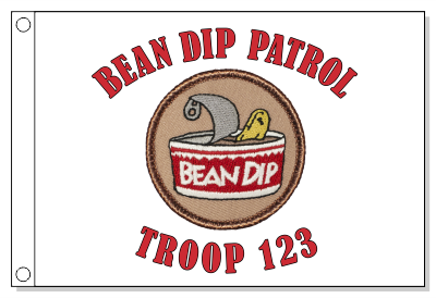 Bean Dip Patrol Flag