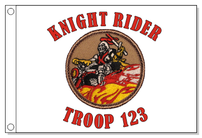 Knight Rider Patrol Flag — Eagle Peak Store