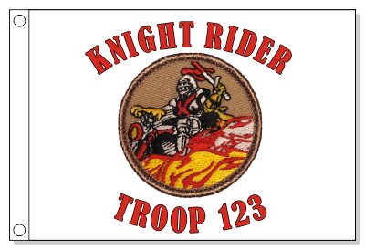 Knight Rider Patrol Flag